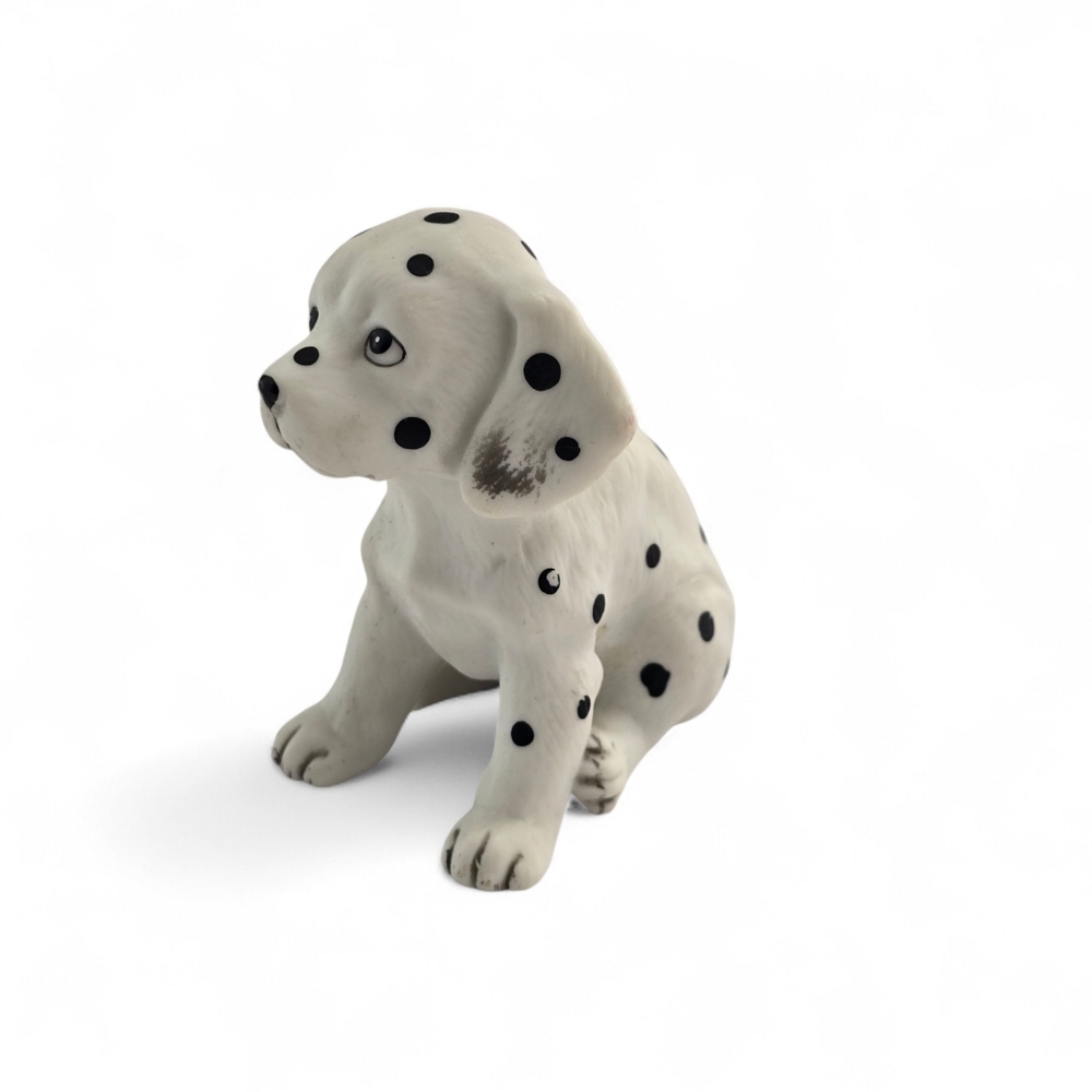 Vintage HOMCO Dalmatian Puppy Figurine #1467 Black White Dog Decor - Picture 4 of 6